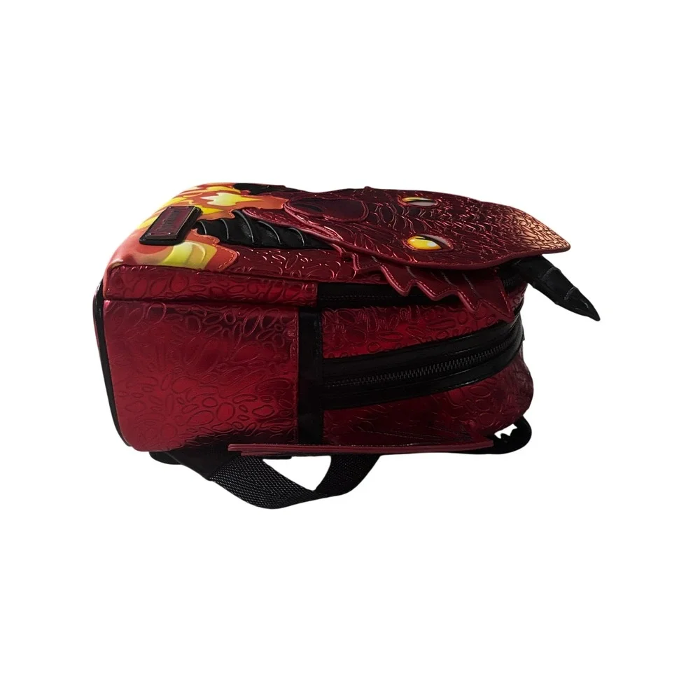 Loungefly Red Dragon Backpack BAM Exclusive Fire Breathing Metallic Mini NWT